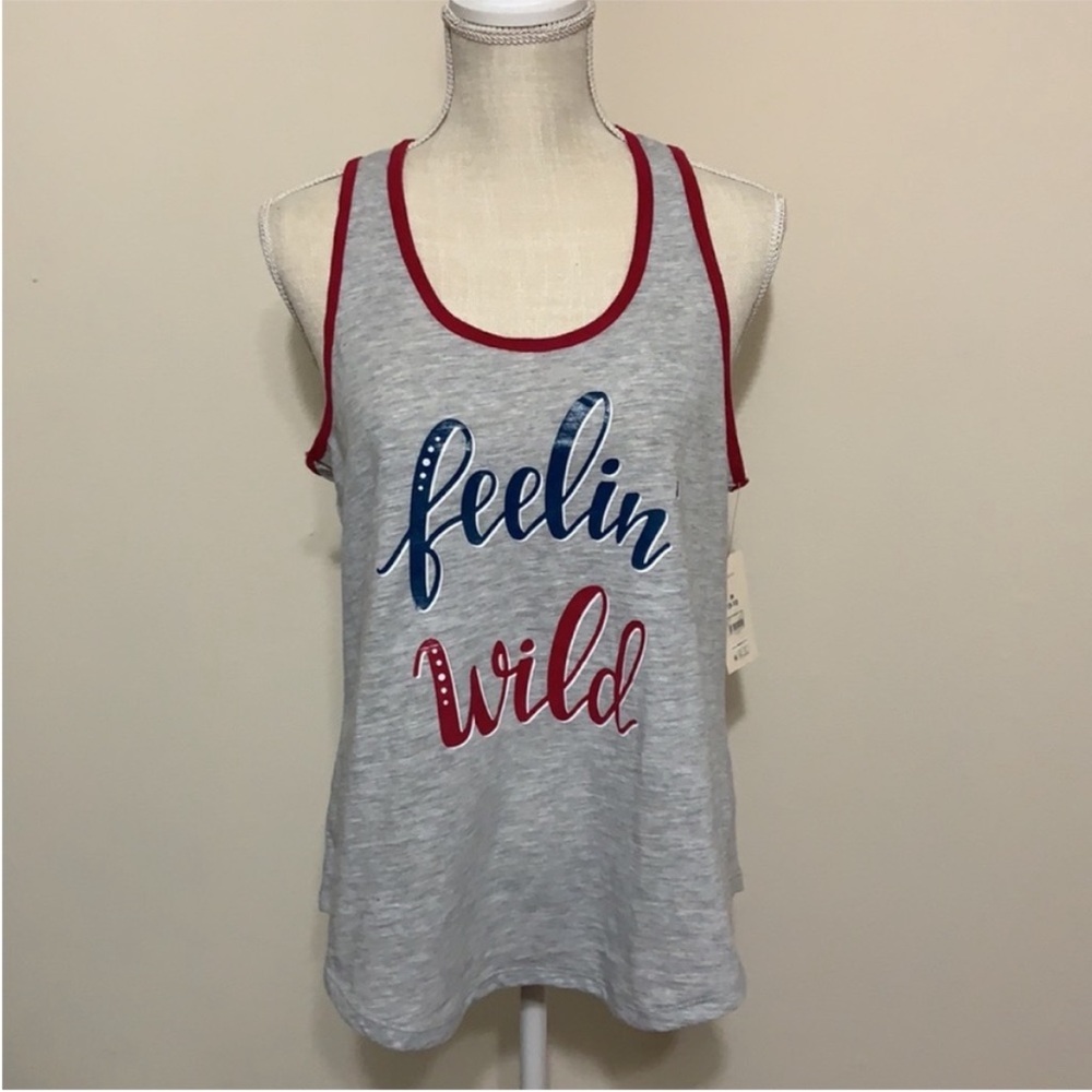 NWT M feeling wild tank gray red white and blue tank
MOVING SALE